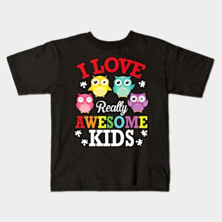 Owls Hope Help Autism Kids T-Shirt